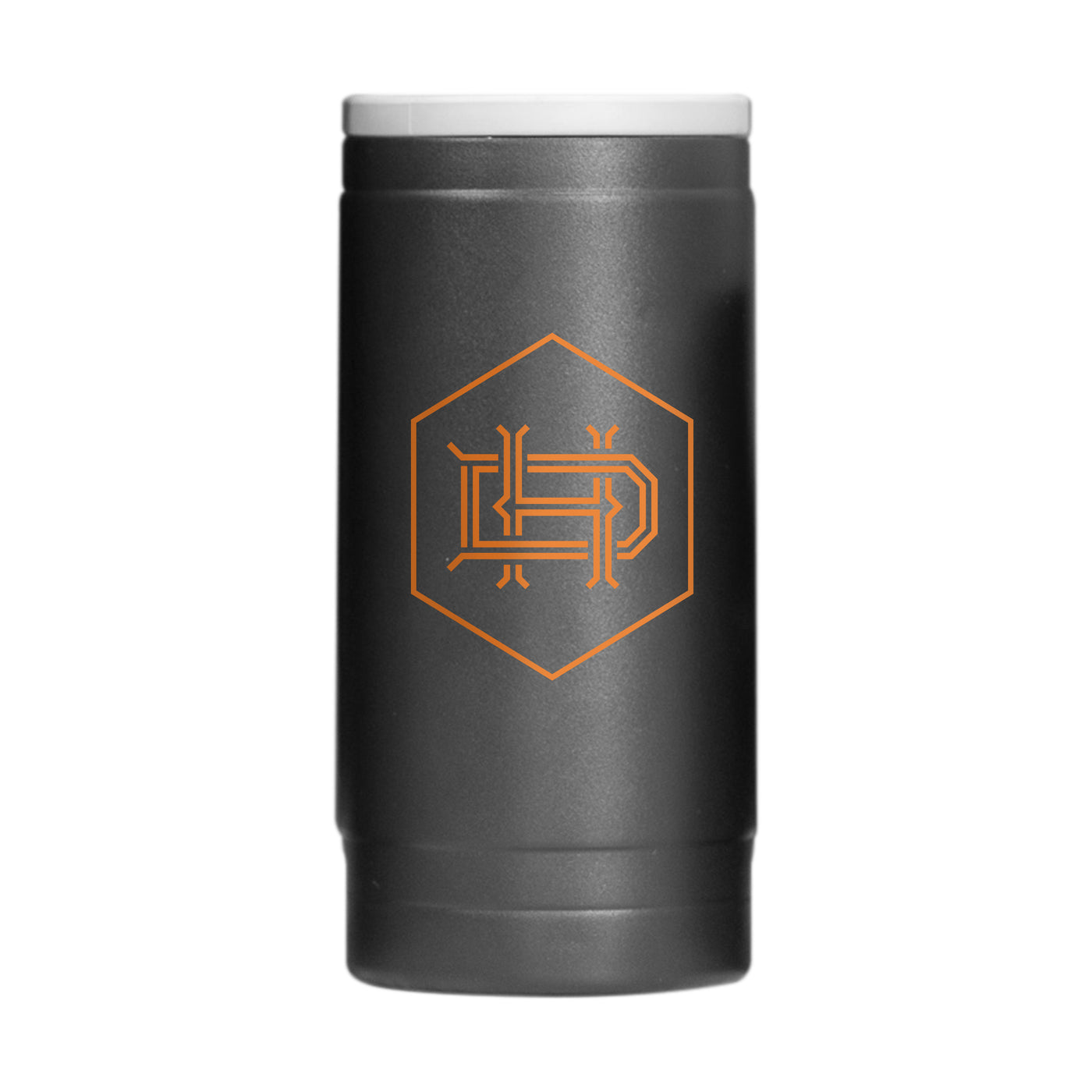 Houston Dynamo 12oz Flipside Powdercoat SlimCan Coolie