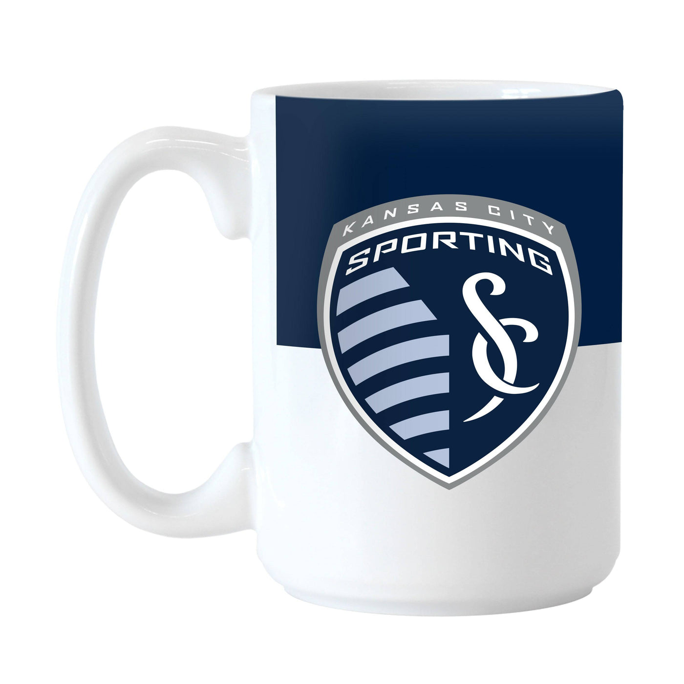 Sporting KC 15oz Colorblock Sublimated Mug