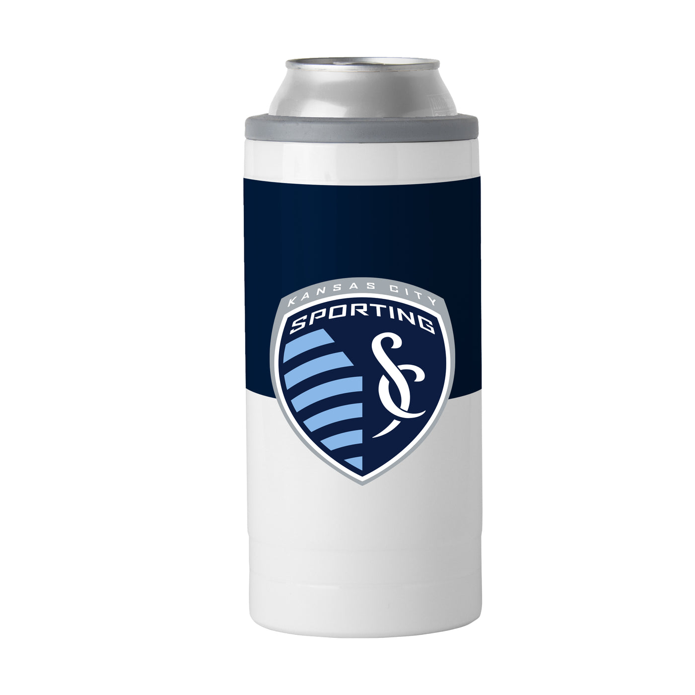 Sporting KC 12oz Colorblock Slim Can Coolie