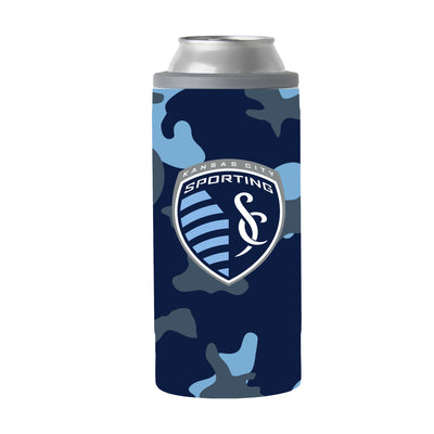 Sporting Kansas City 12oz Camo Slim Can Coolie - Logo Brands