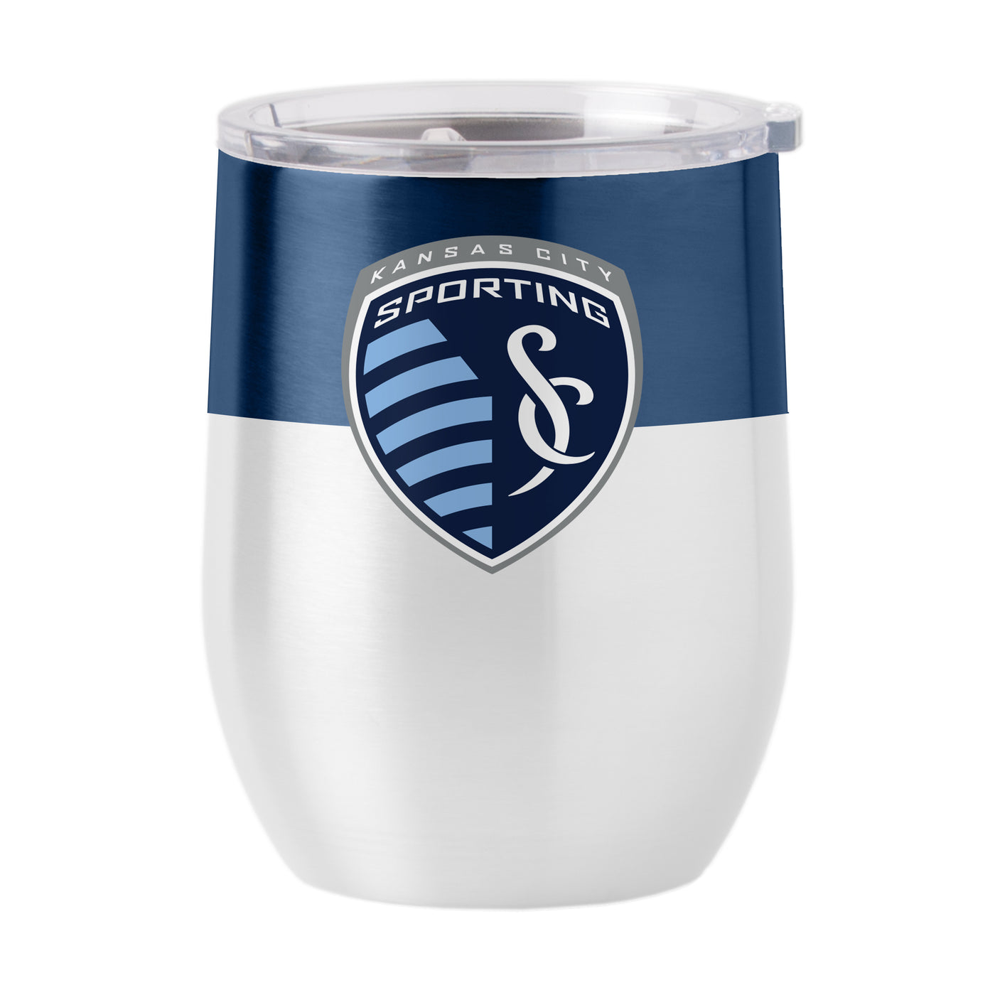 Sporting Kansas City 16oz Colorblock Stainless Curved Beverage