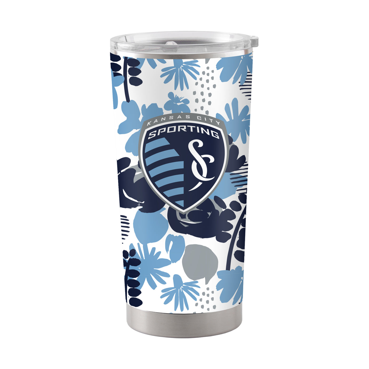 Sporting Kansas City 20oz Floral Stainless Steel Tumbler