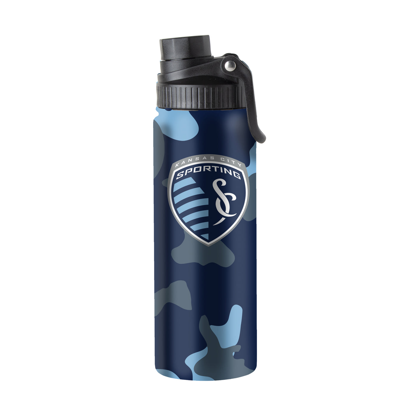 Sporting Kansas City 21oz Camo Twist Top Water Bottle - Logo Brands