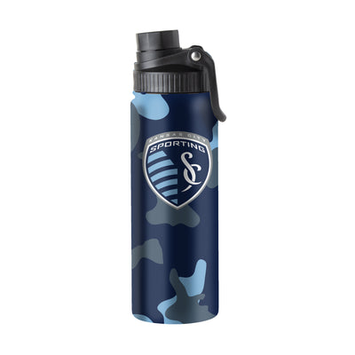 Sporting Kansas City 21oz Camo Twist Top Water Bottle - Logo Brands