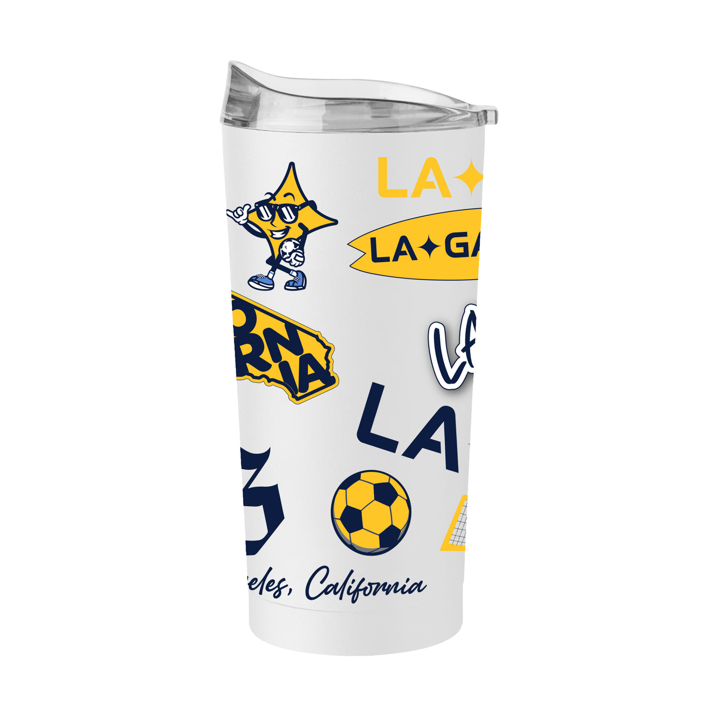 Los Angeles Galaxy 20oz Native Powder Coat Tumbler