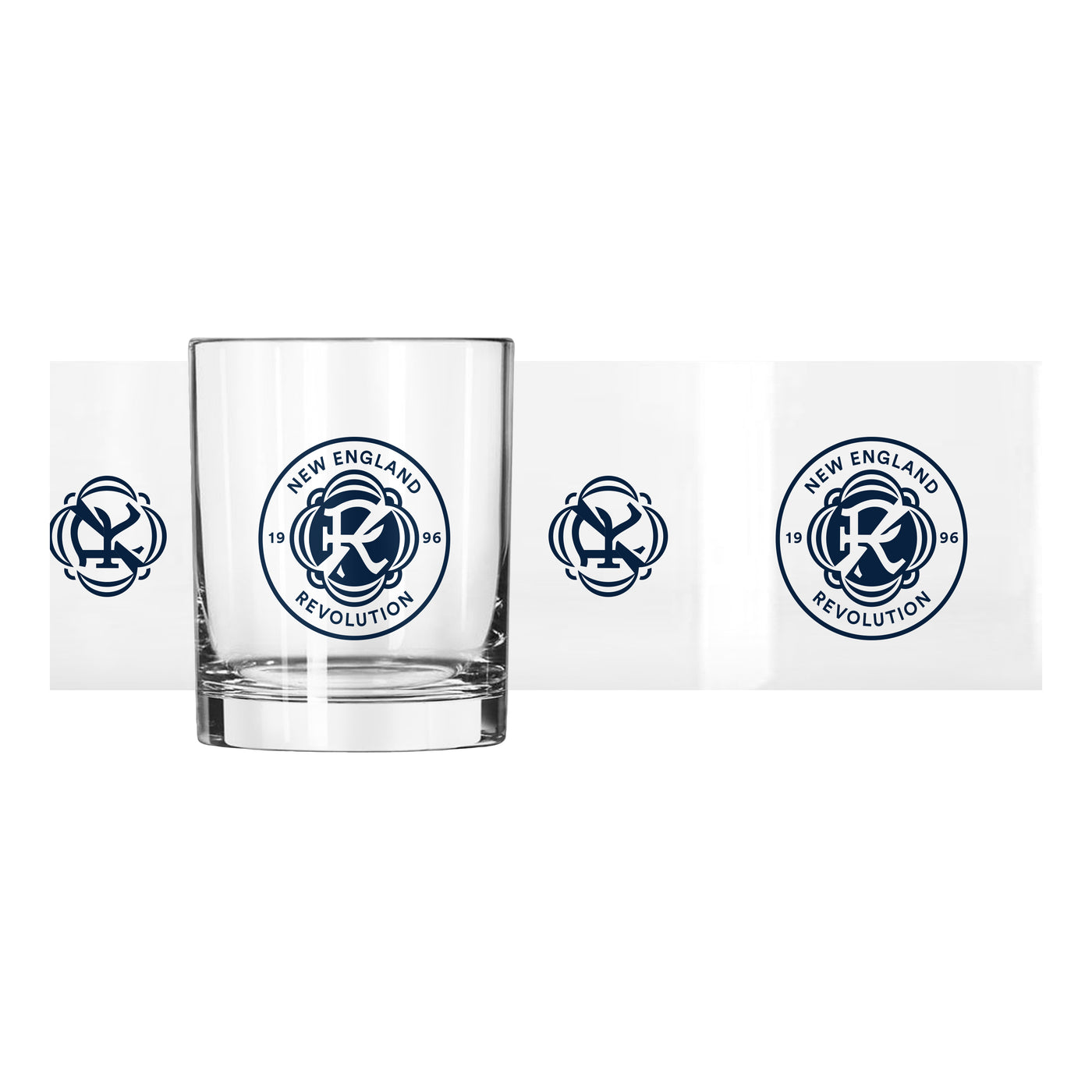 New England Revolution 14oz Gameday Rocks Glass