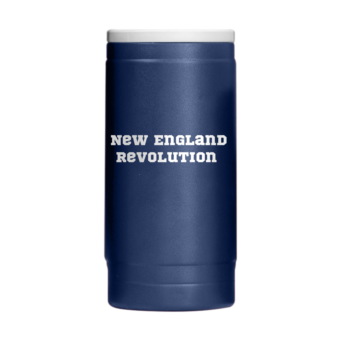 New England Revolution 12oz Flipside Powder Coat Slim Can Coolie