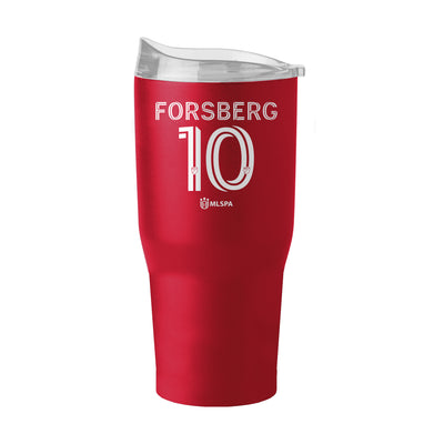 New York Red Bulls Emil Forsberg 30oz Powder Coat Tumbler