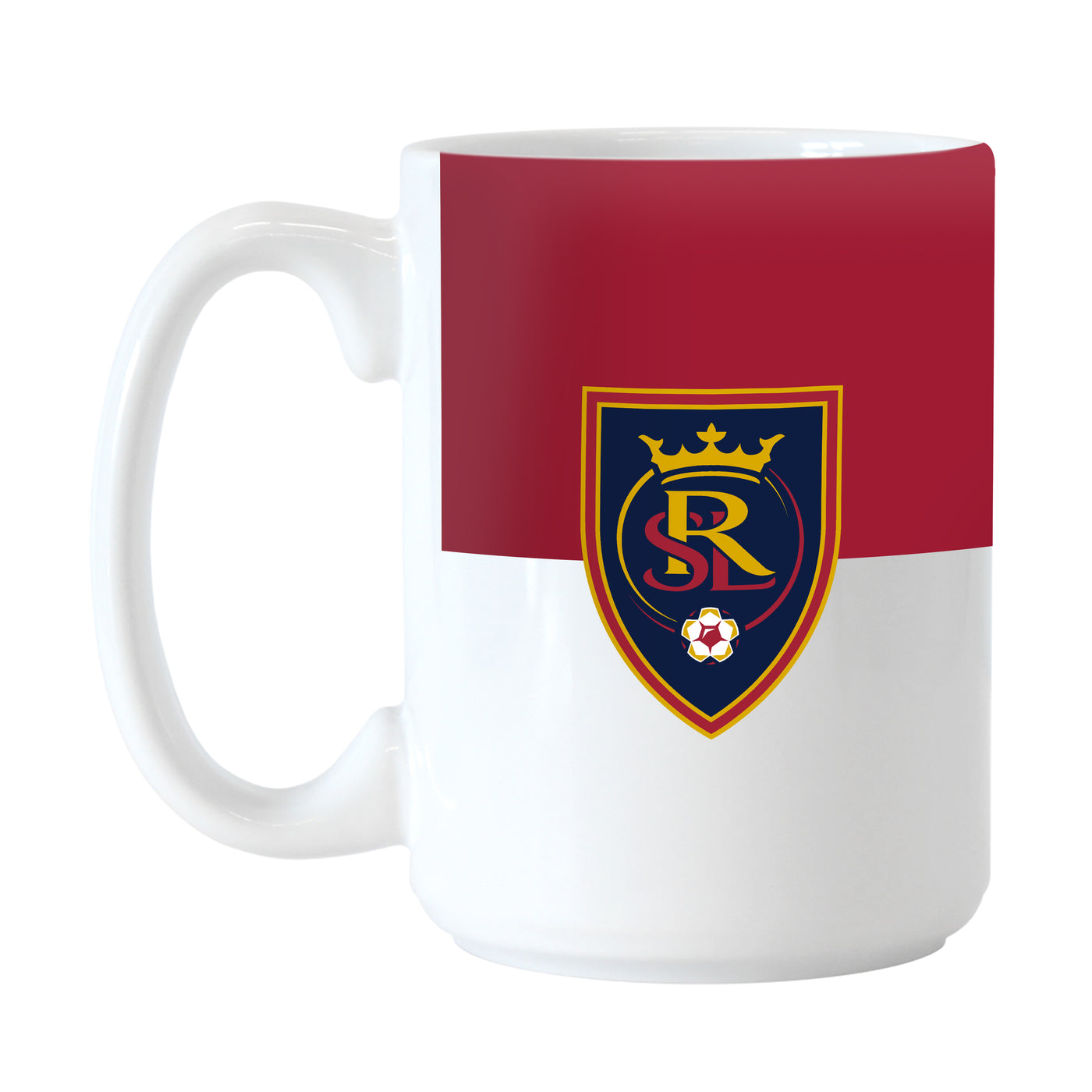 Real Salt Lake 15oz Colorblock Sublimated Mug - Logo Brands