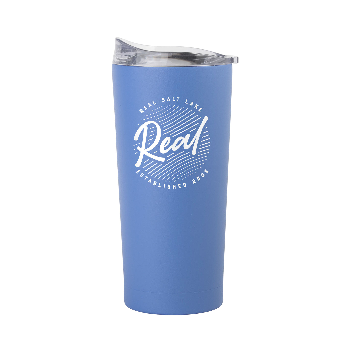 Real Salt Lake 20oz Retro Script Arctic Powder Coat Tumbler - Logo Brands