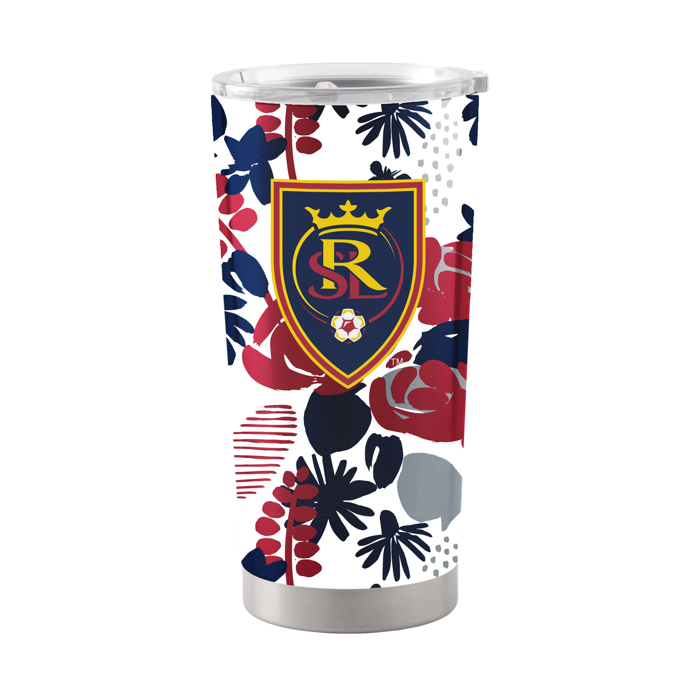 Real Salt Lake 20oz Floral Stainless Steel Tumbler