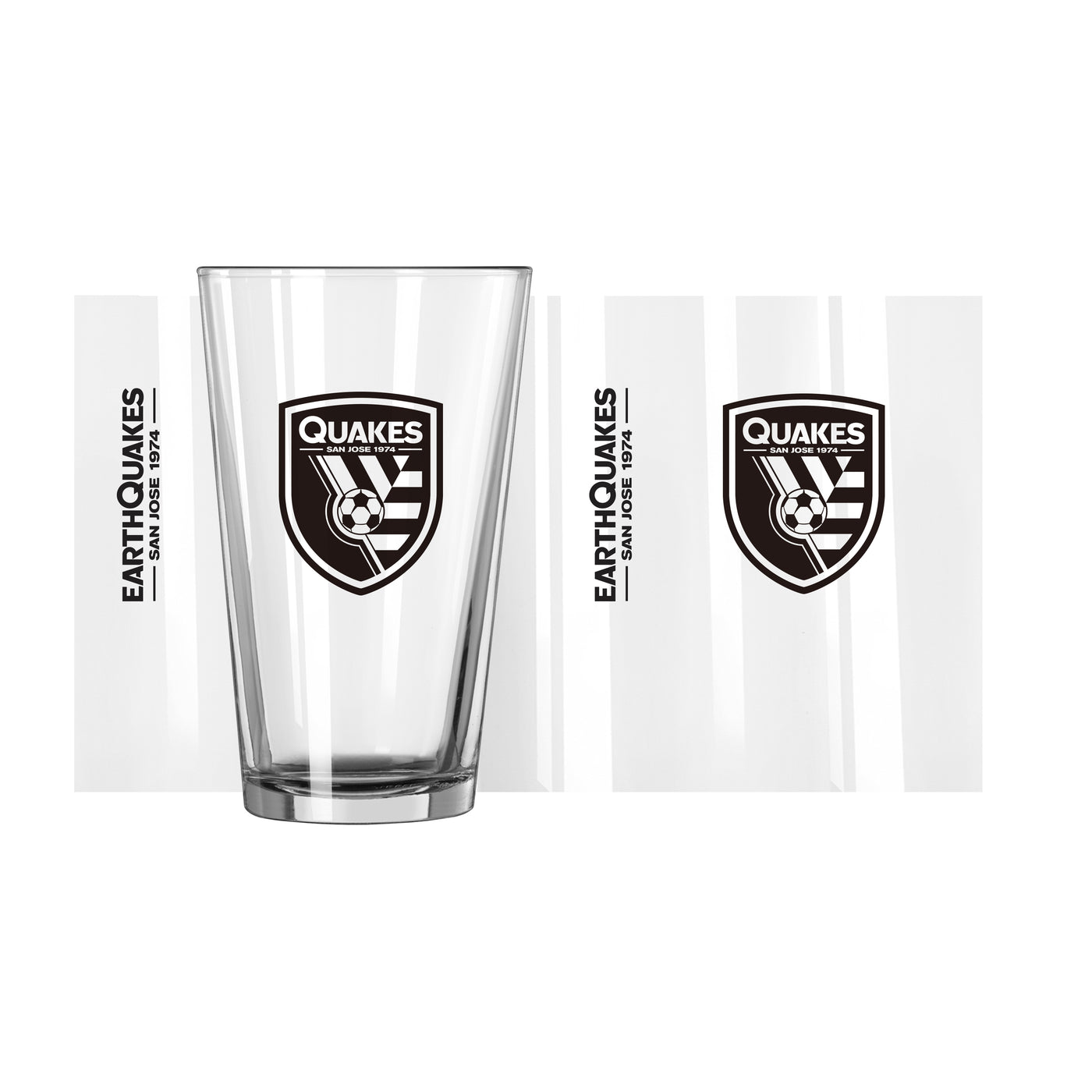 San Jose Earthquakes 16oz Gameday Pint Glass