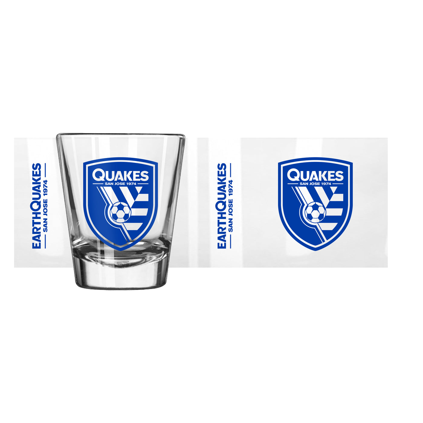 San Jose Earthquakes 2oz Gameday Shot Glass