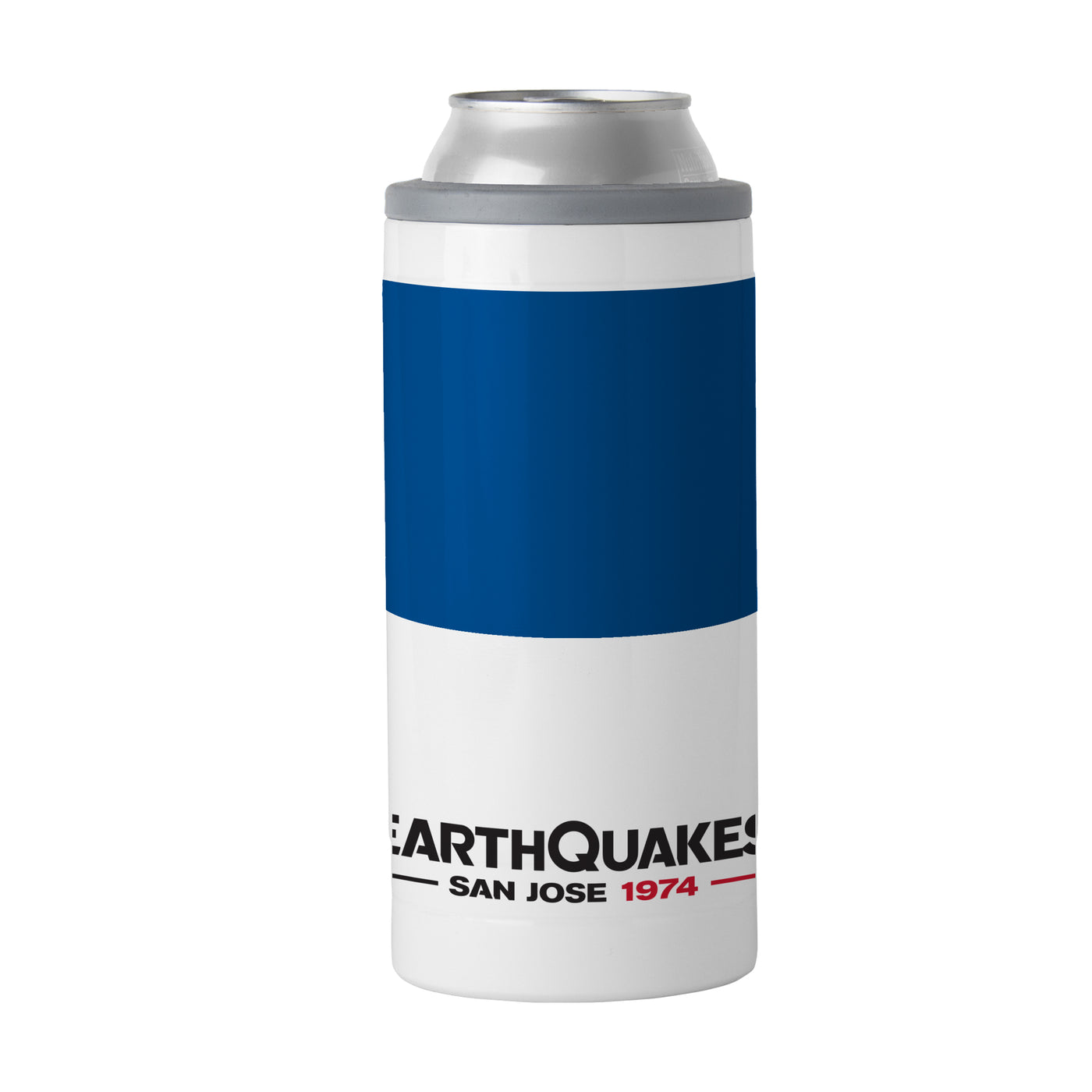 San Jose Earthquakes 12oz Colorblock Slim Can Coolie