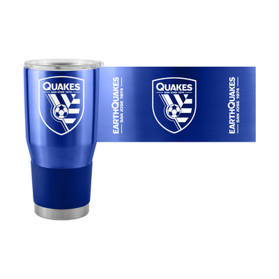 San Jose Earthquakes 30oz Gameday Stainless Steel Tumbler
