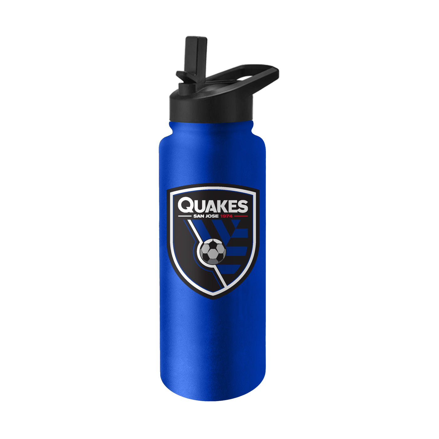 San Jose Earthquakes 34oz Logo Quencher Bottle