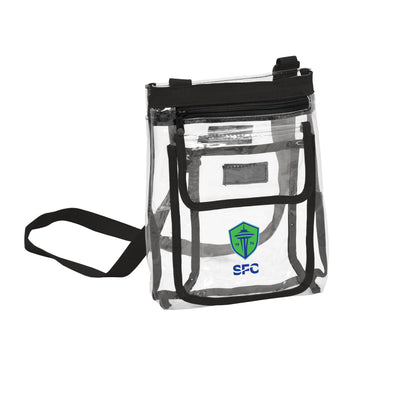 Seattle Sounders Black Gameday Clear Crossbody - Logo Brands