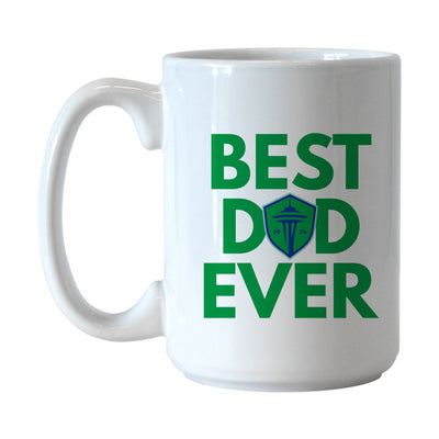 Seattle Sounders FC Best Dad Ever 15oz Ceramic Mug