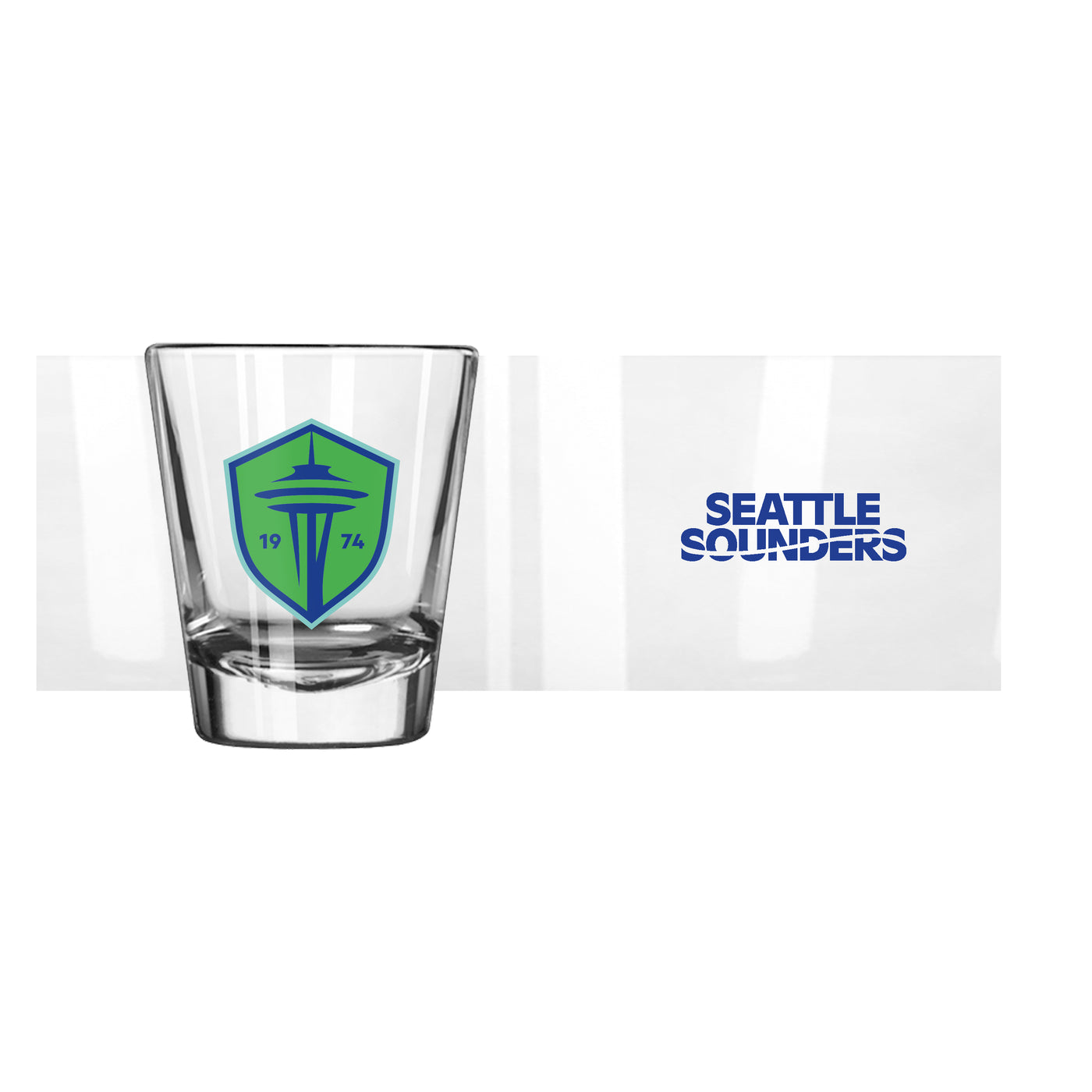 Seattle Sounders 2oz Flipside Shot Glass