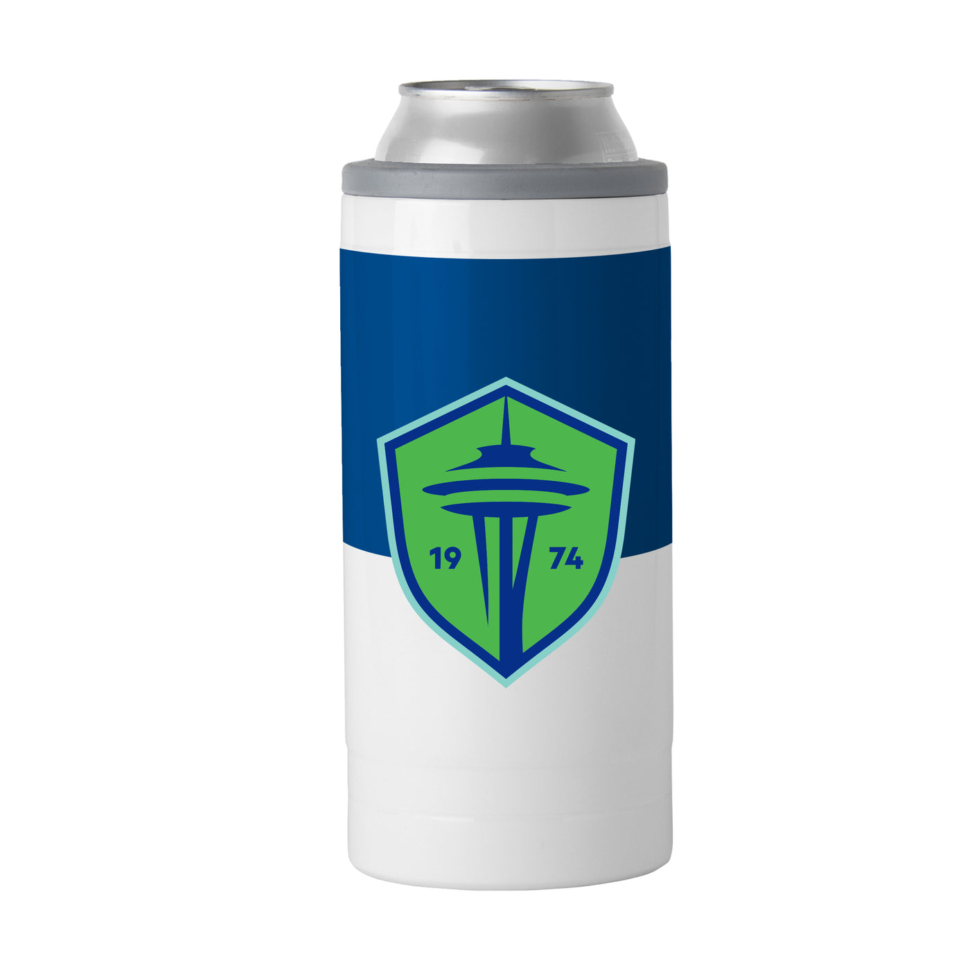 Seattle Sounders Slim Colorblock Can Coolie