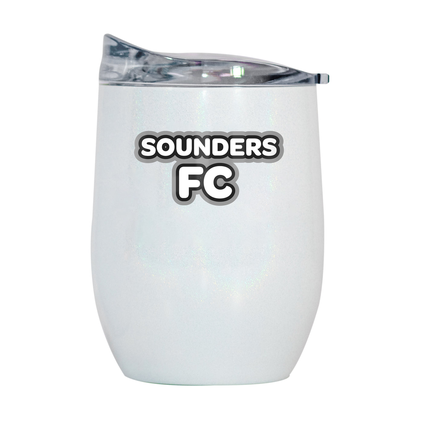Seattle Sounders 16oz Bubble Iridescent Curved Tumbler