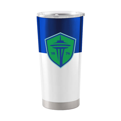 Seattle Sounders 20oz Colorblock Stainless Steel Tumbler - Logo Brands
