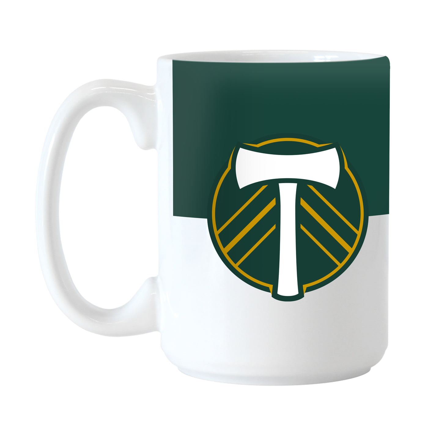 Portland Timbers 15oz Colorblock Sublimated Mug - Logo Brands