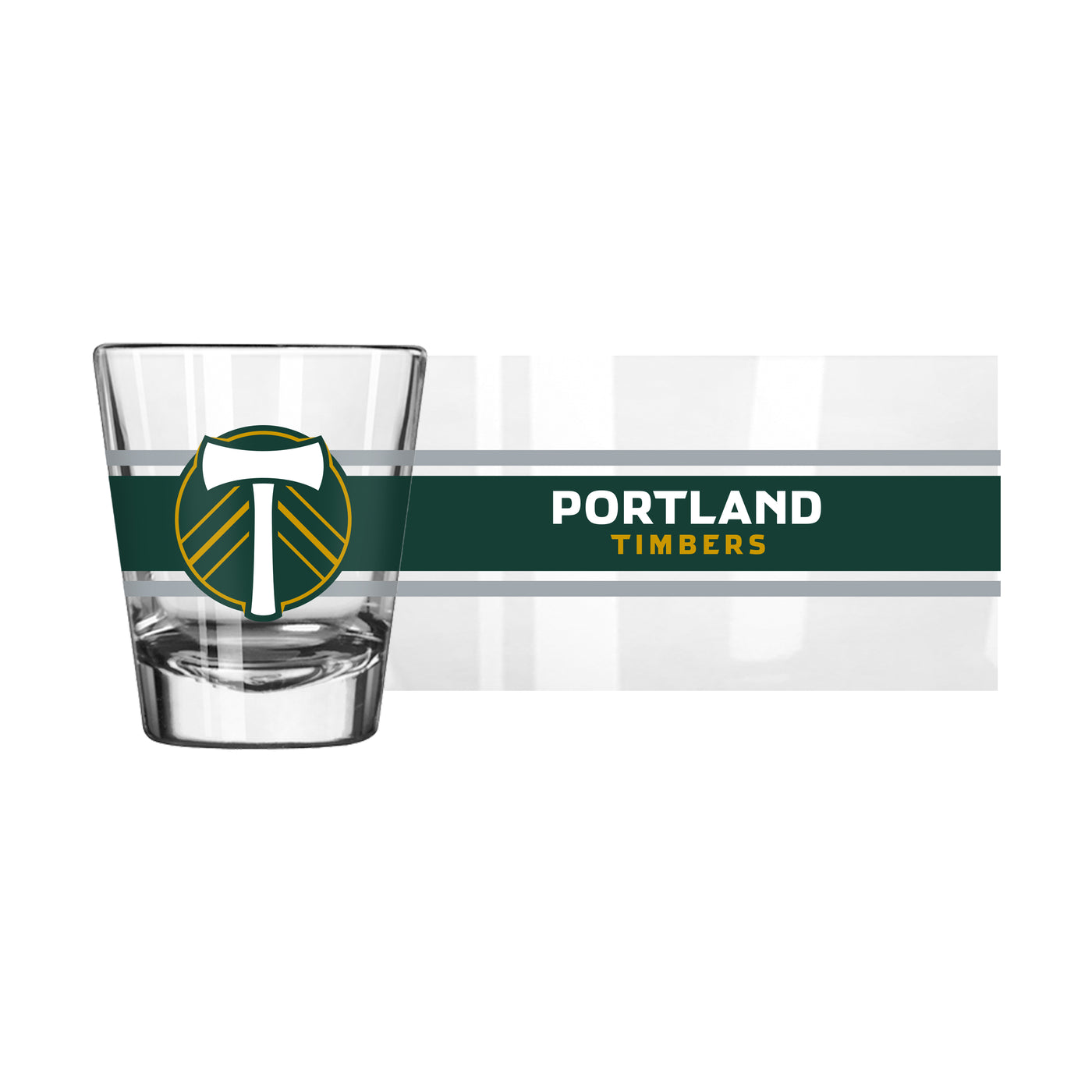 Portland Timbers 2oz Stripe Shot Glass