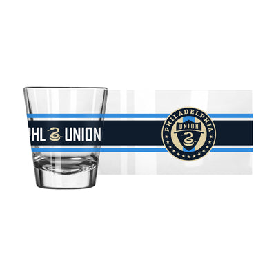 Philadelphia Union 2oz Stripe Shot Glass