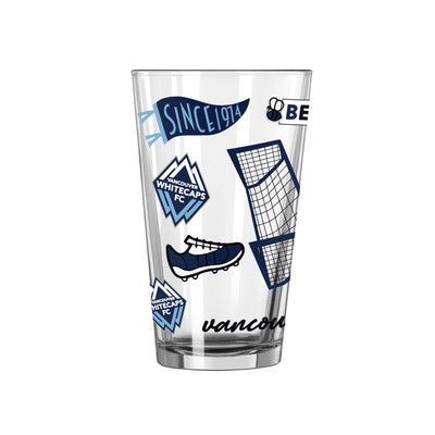 Vancouver Whitecaps 16oz Native Pint Glass