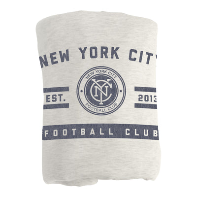 New York City FC Sublimated Sweatshirt Blanket