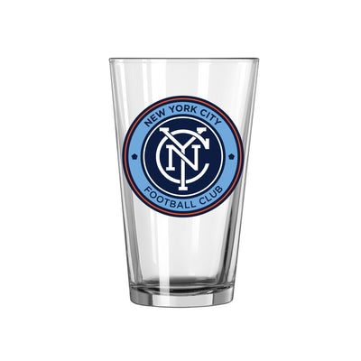 New York City FC 16oz Swagger Pint Glass - Logo Brands