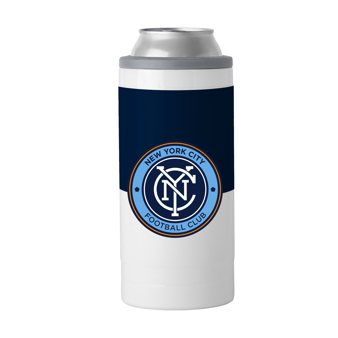 New York City FC 12oz Colorblock Slim Can Coolie