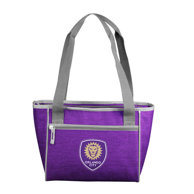 Orlando City Crosshatch 16 Can Cooler Tote - Logo Brands