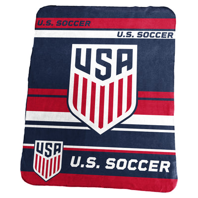 US Mens Soccer Stripe Classic Fleece - Logo Brands