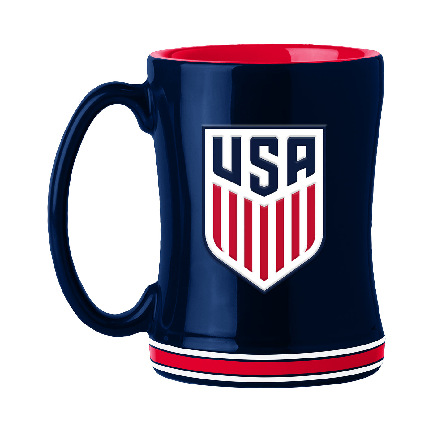 US Mens Soccer Team 14oz Sculpted Relief Mug