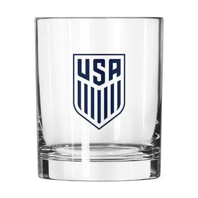 US Mens Soccer 14oz Gameday Rocks Glass