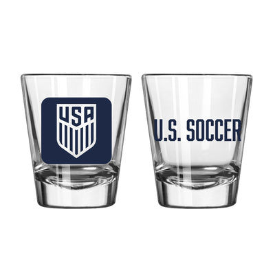 US Mens Soccer 2oz Flipside Shot Glass - Logo Brands