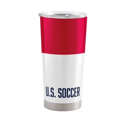 US Mens Soccer 20oz Colorblock Stainless Steel Tumbler