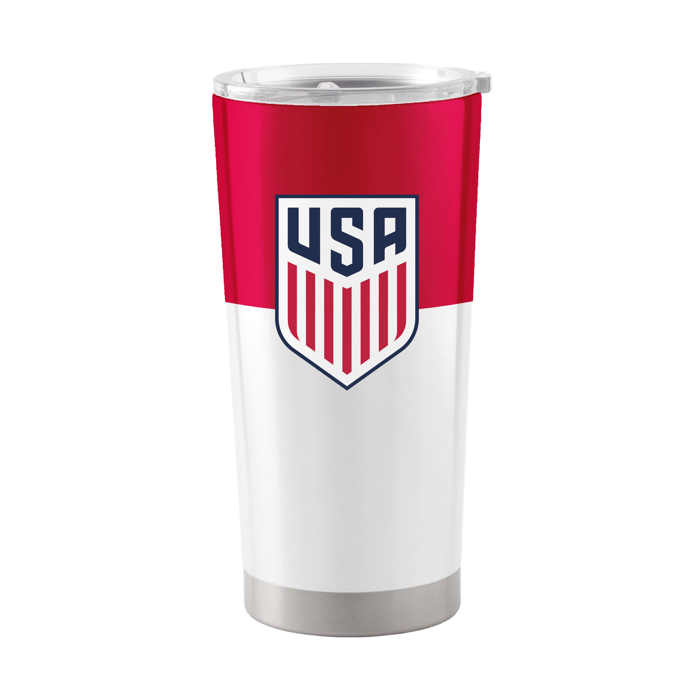 US Mens Soccer 20oz Colorblock Stainless Steel Tumbler - Logo Brands