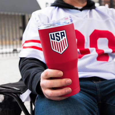 U.S. Mens Soccer 30oz Flipside Powder Coat Tumbler