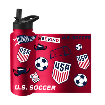 U.S. Mens Soccer 34oz Native Quencher Bottle