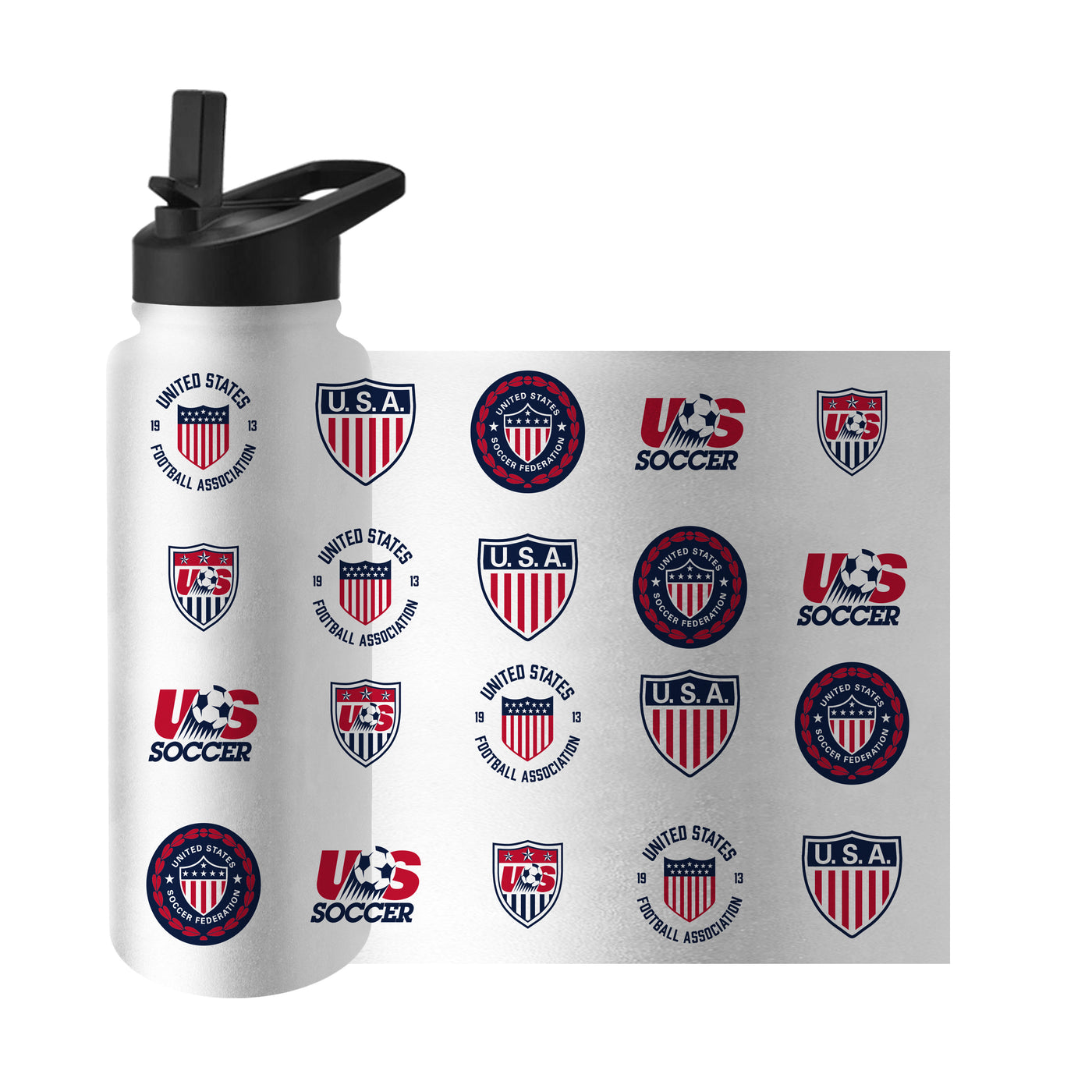 U.S. Mens Soccer Vintage 34oz Native Quencher Bottle