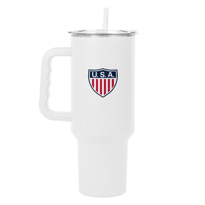 U.S. Mens Soccer Vintage 40oz 1950 Powder Coat Tumbler