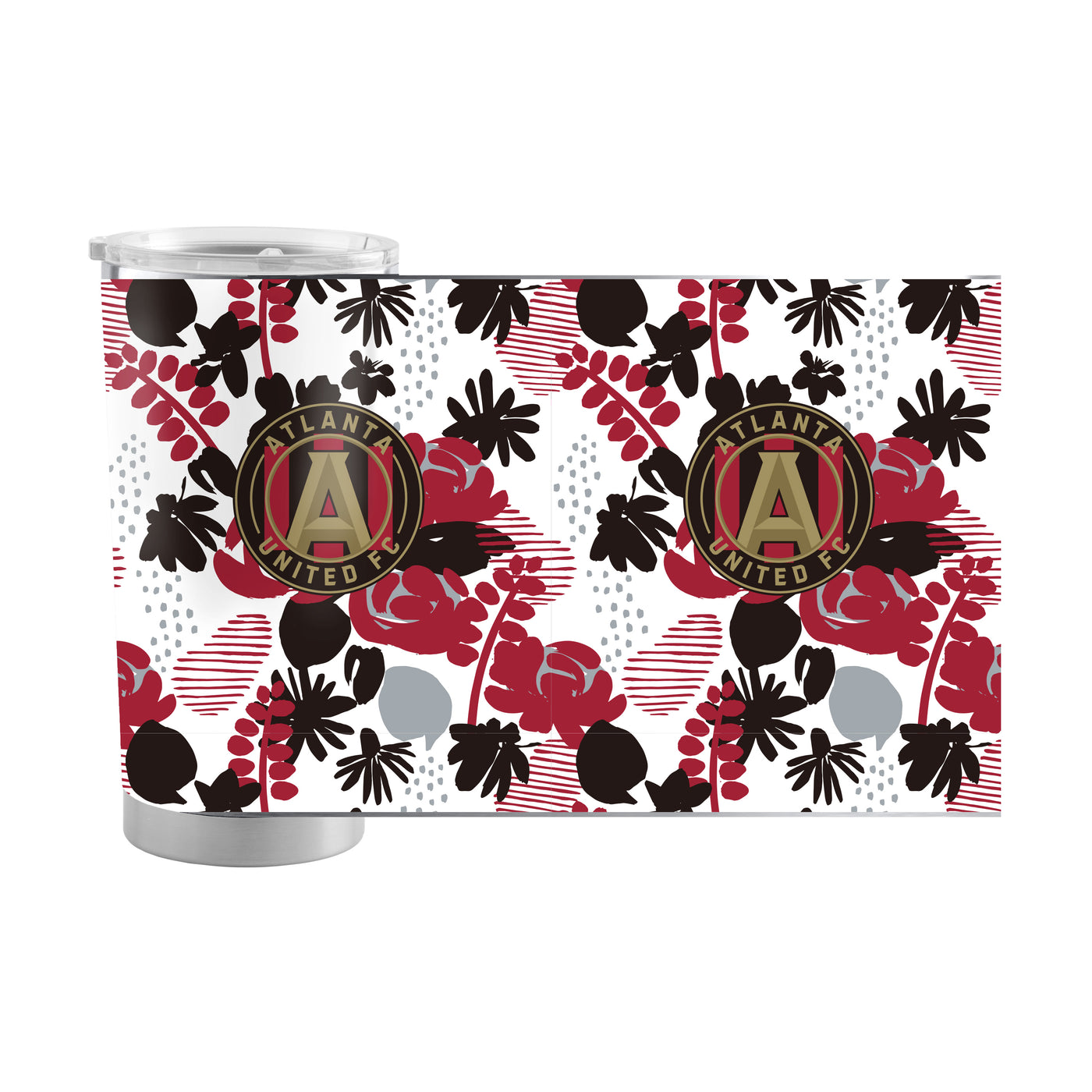 Atlanta United 20oz Floral Stainless Steel Tumbler