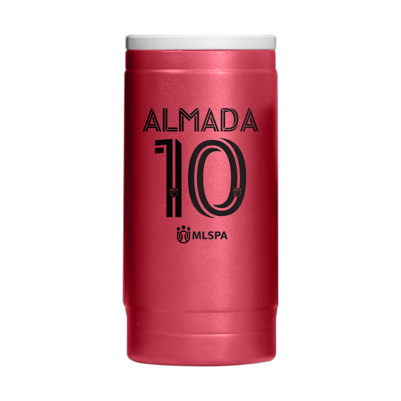 Atlanta United Thiago Almada 12oz Powdercoat SlimCan Coolie