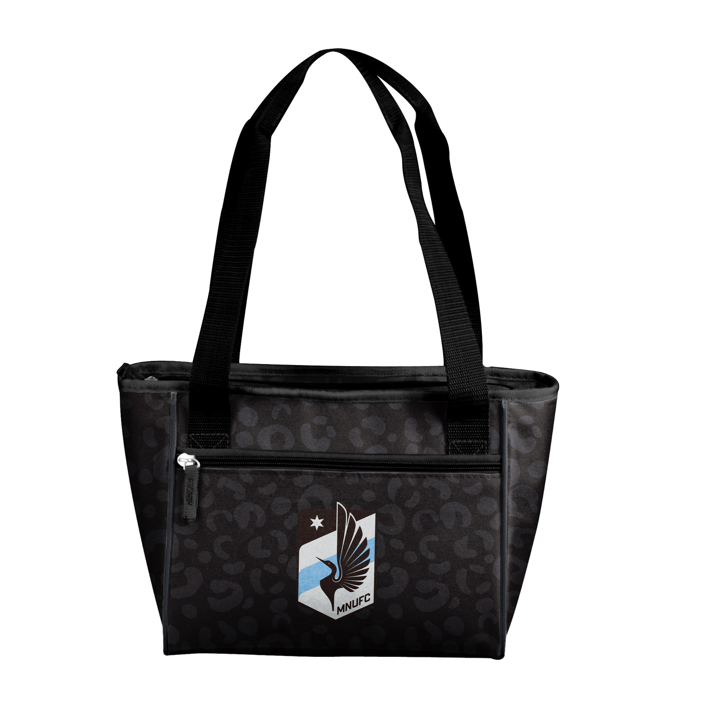 Minnesota United Leopard Print 16 Can Cooler Tote