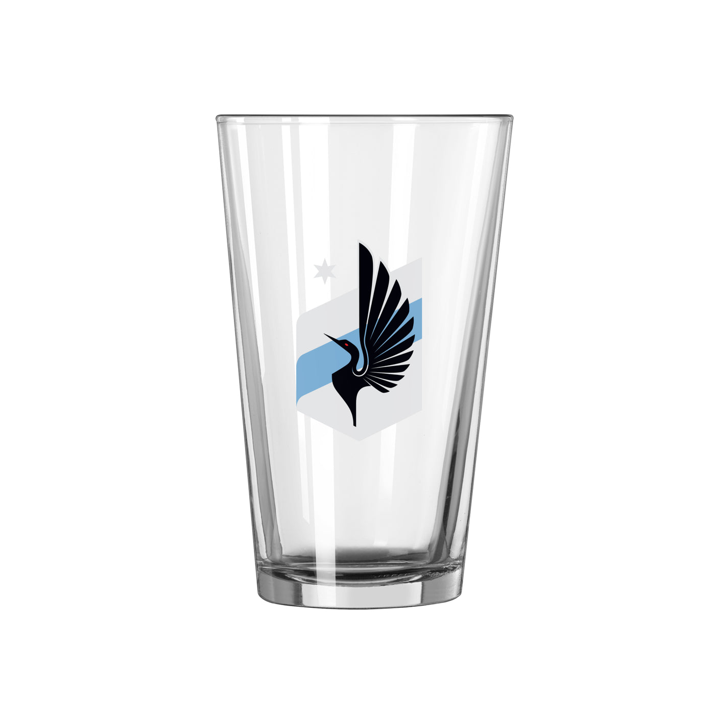Minnesota United 16oz Stripe Pint Glass