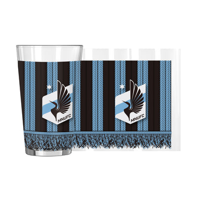 Minnesota United 16oz Scarf Pint Glass