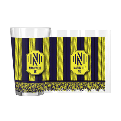 Nashville SC 16oz Scarf Pint Glass